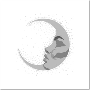 Crescent Moon Posters and Art